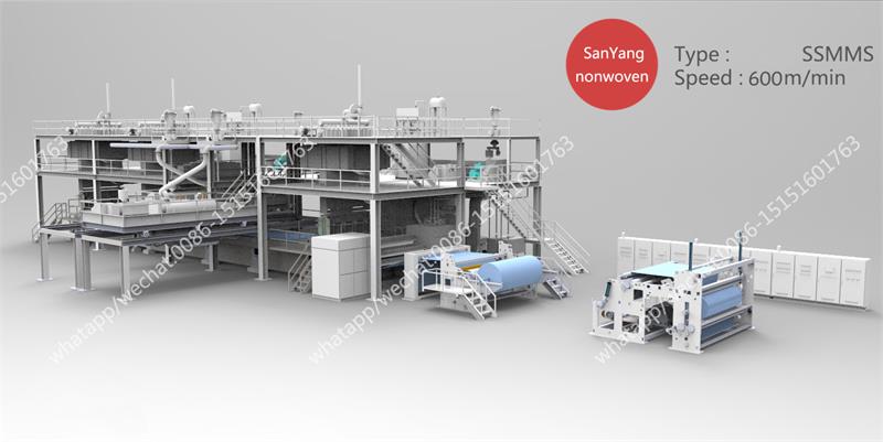 SSMMS紡粘熔噴無紡布生產(chǎn)線